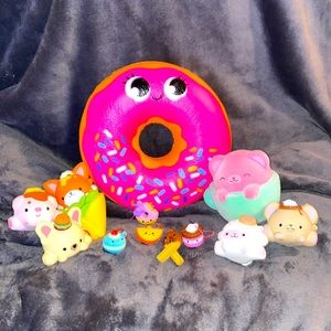 Lot of 12 Random Squishy Toys